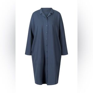 OSKA Dress 312 Bio-cotton Modal Jersey Blue Heavy Thick Women’s Size 4 US 12-14